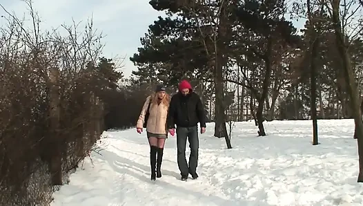 Insane Compilation: Asian Schoolgirl Sucks, Forest Fuck & Snow Pussy Licking!