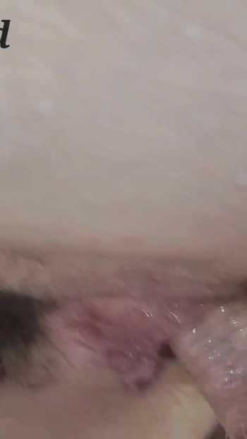 Must-see moment from "POV wet hairy huge pussy is fucked from behind do I have to pee?"