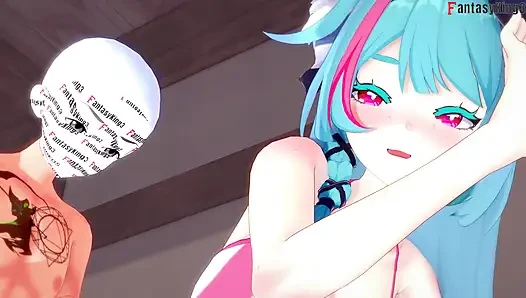 Mint sex in her bikini - Neverness to everness (NTE)