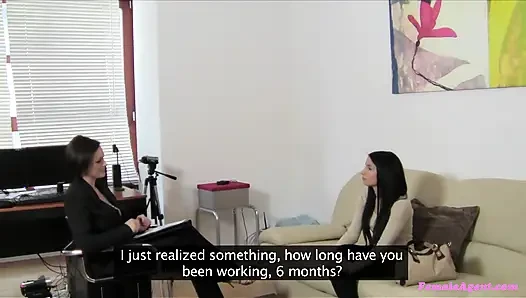 Kadın ajan - harika memeli ince hatun takma yarak macerasıyla şaşırıyor