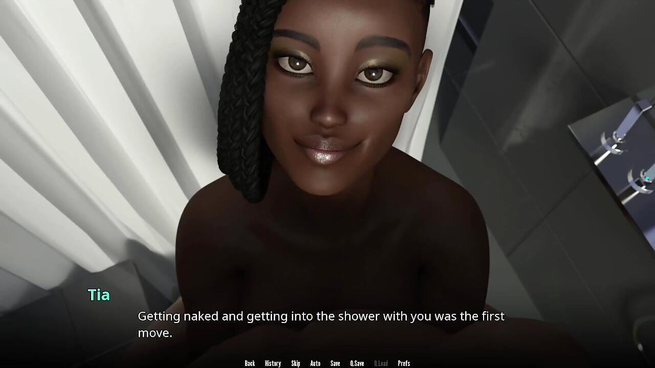 Wvm 27 - Black College Teen Joins My Shower and Taste My White Cock