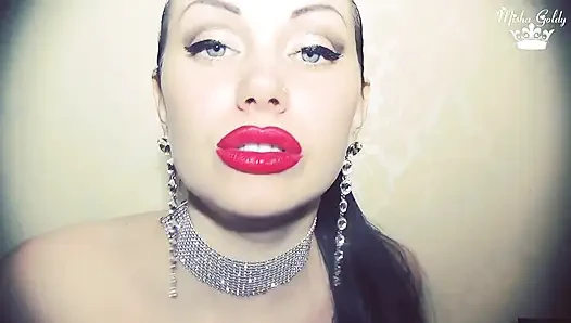 Valentines red marks on glass