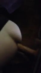 Riding my own ass with a dildo