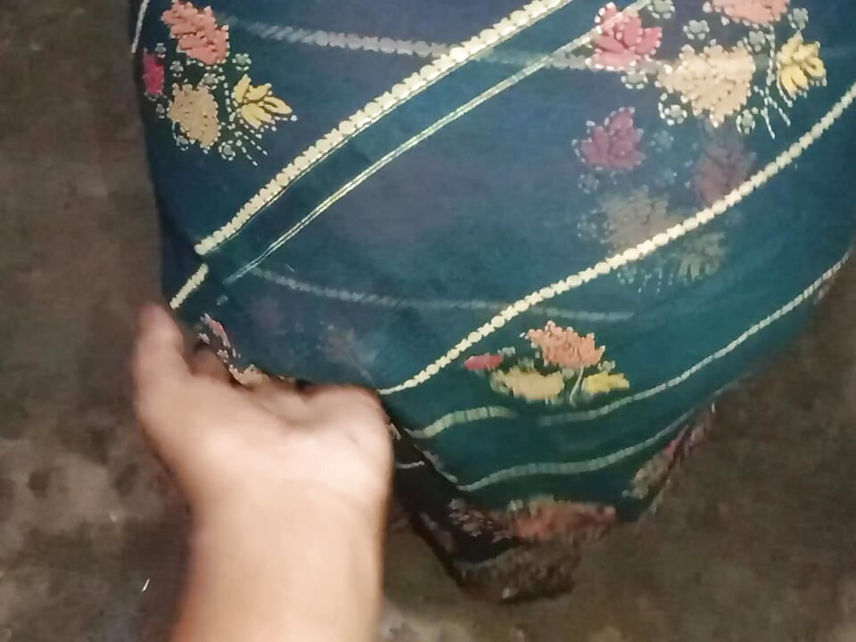 Beautiful Bhabhi in the village kitchen, left as a horse