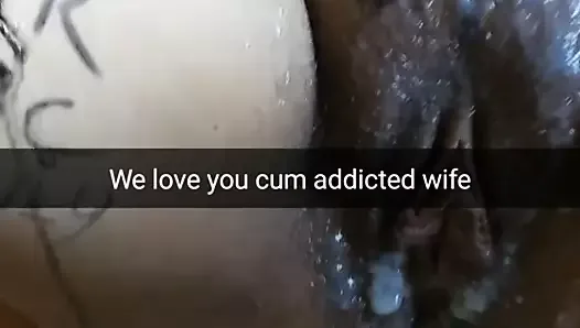 Cum addicted teen wife with a dripping creampie pussy! RP