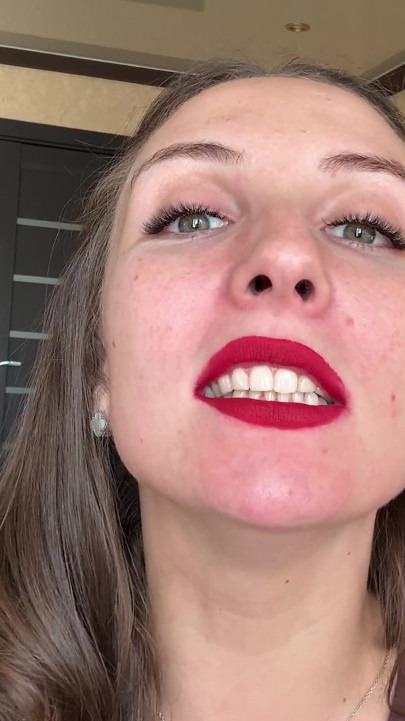 Uvula Spit Close-up POV