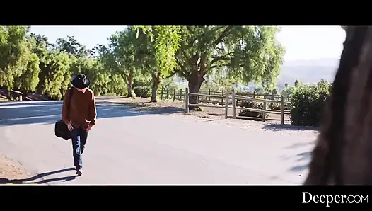 Deeper. Willful Cowgirl Jazlyn Has a Taste for Bad Bo