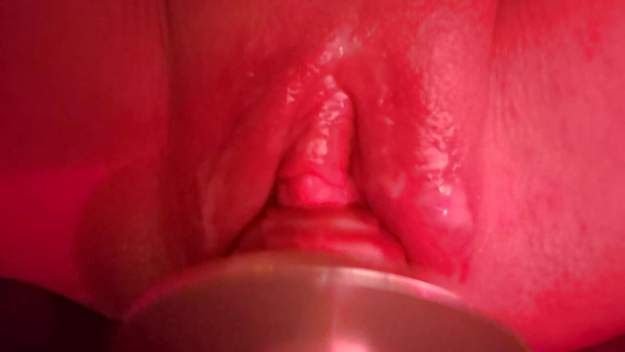 Whore with a cum filled swollen pregnant cunt