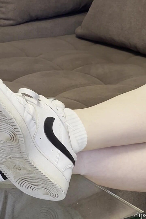 Mistress Nova - White Sneaker Tease