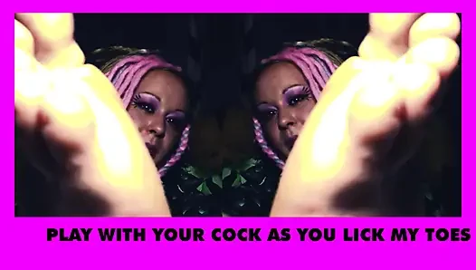 Foot Fetish JOI with Sensual CEI for Gooner Boys with Goddess