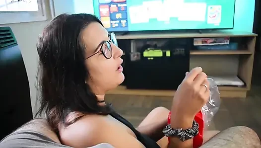 POV-blowjob und strandball-blow-Spiele - Bunny Looner