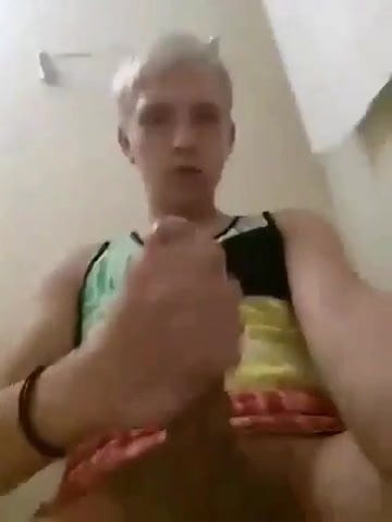A blond twink