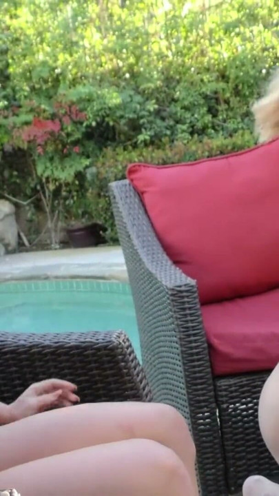 Lucky mature guy gets to fuck these innocent hotties in his house | Clip 2