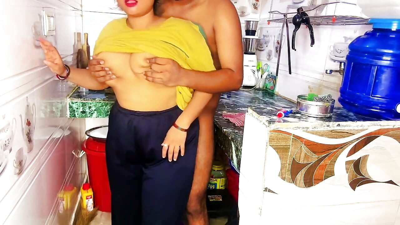 Suman's Tight Pussy & Ass Get Fucked Hard in Kitchen by Sexy Husband
