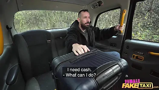 Ich gebe dem bräutigam einen Fick vor dem Junggesellinnenparty - weibliches Fake-Taxi
