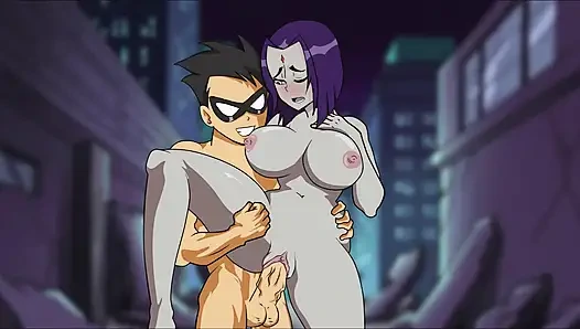 Super heroes fucking in public