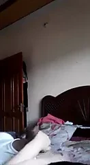 Indian woman cheering with their husband