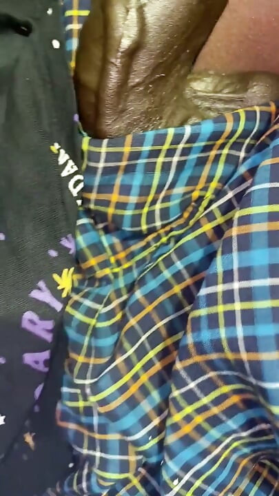 Public Jerking Chocolate Dick