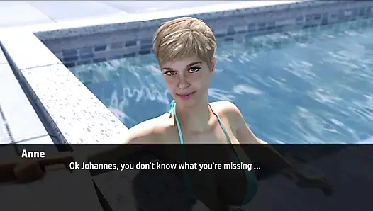 Orta yaşlı seksi kadın deresi #5 Ormanda kadını siktim - bir yüzme havuzu satın aldım