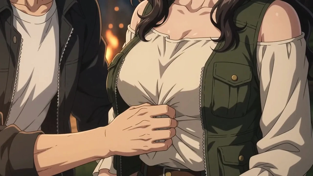 Too Close to Resist Forbidden Night in the Tent Hentai