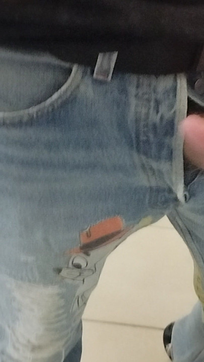 Onani jean Levi's fetisj