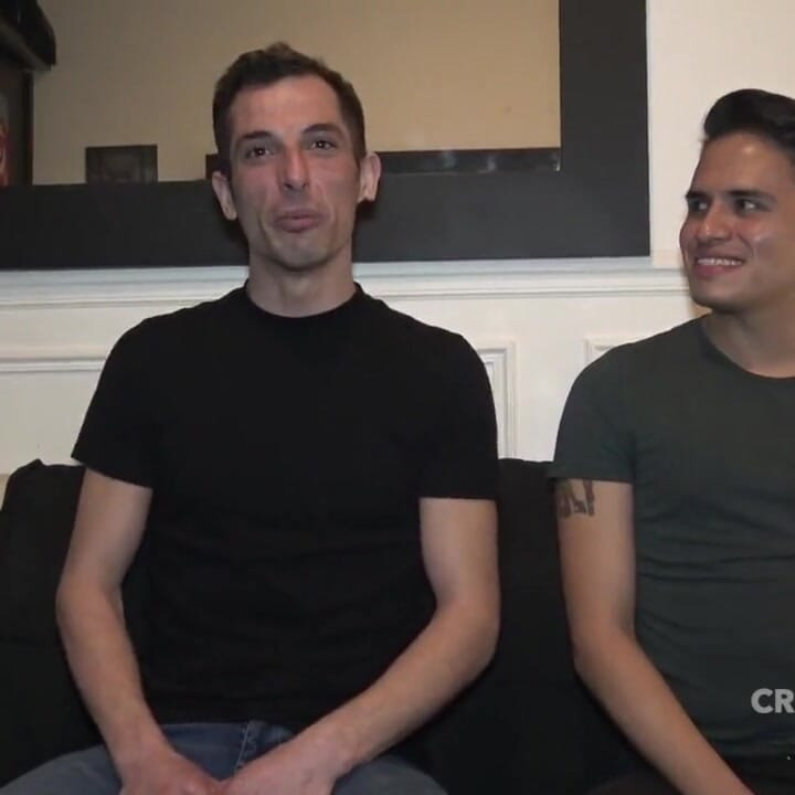 Slut Latino fucked bareback by the XXL cock of Valentino