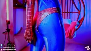 La sexy Mary Jane folla en traje de Spiderman - Mollyredwolf