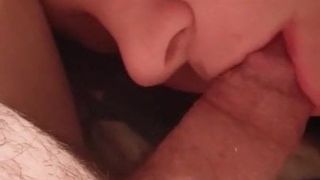 Feeding Cock To My Milf...Nice Round Mourh Action