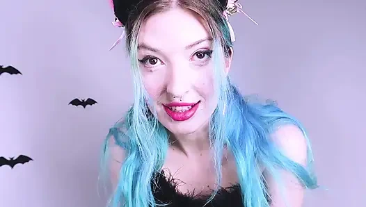 анал и оргазм с косплеем Kitty