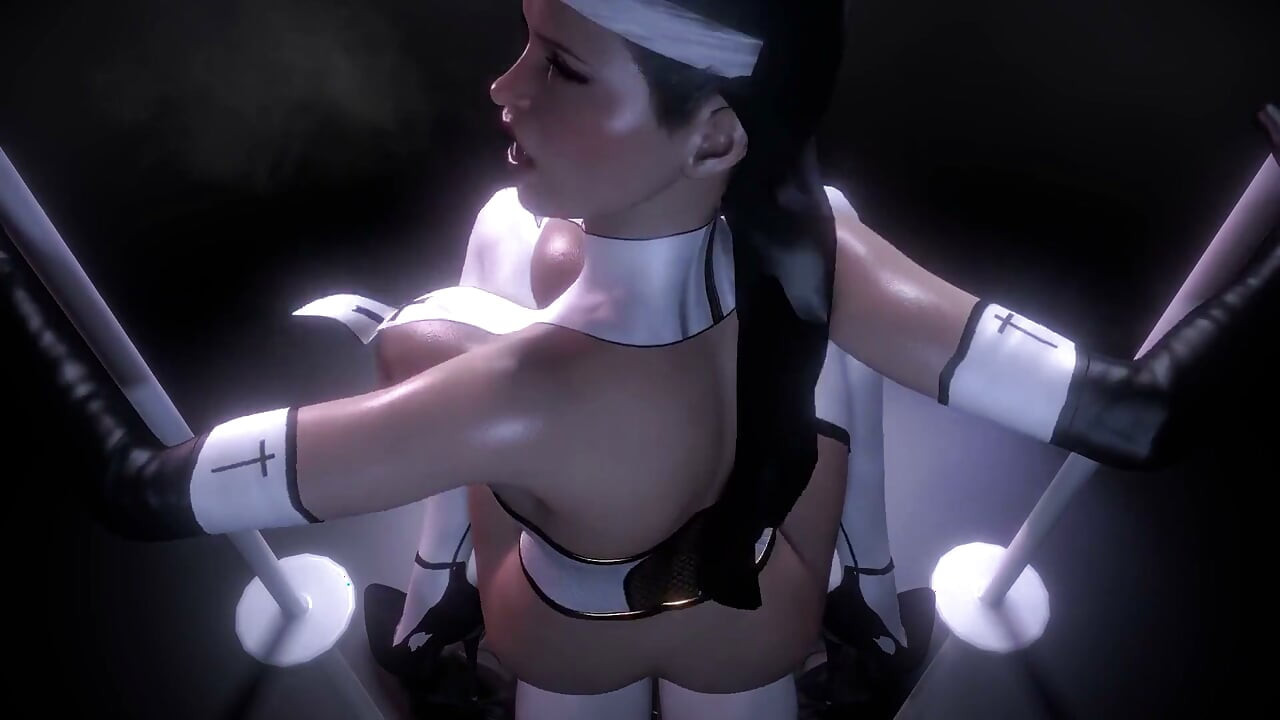Naughty Nun na Nakasakay sa Dildo na Cowgirl