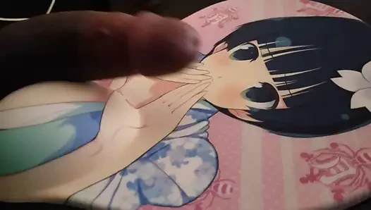 Yozakura Oppai Mousepad Cum Tribute