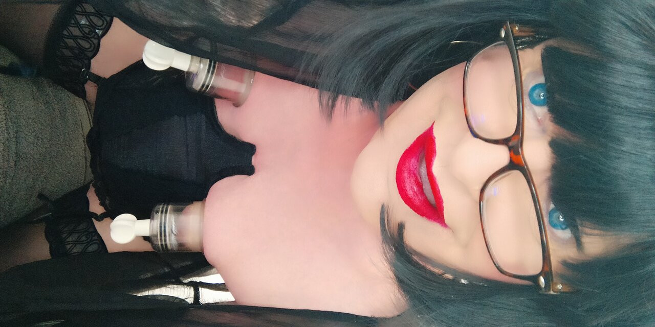 Trans girl at play