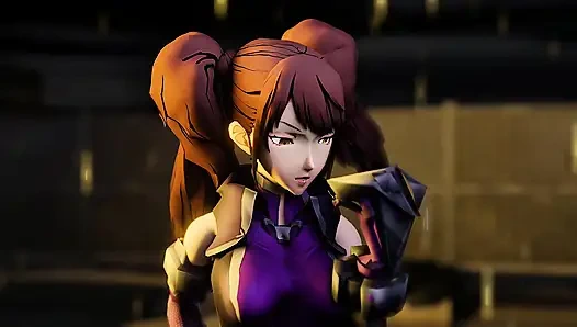 3D Girl warrior got taken by monster