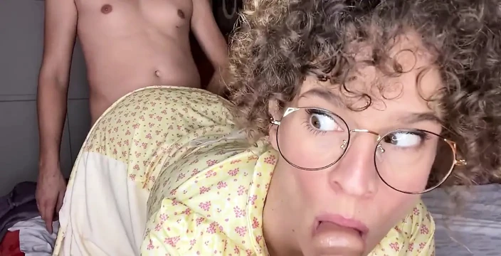 Stepmom and Stepson Threesome JOI and Cum Eating! Such a Beautiful View of Stepmommy's Face Staring Deep Into Your Eyes