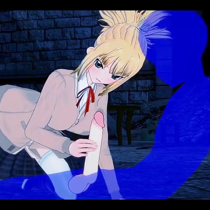 ドクターストーン変態 - 琥珀胸のボブジョブとハンドジョブ - 日本のアジア系マンガアニメゲームポルノ