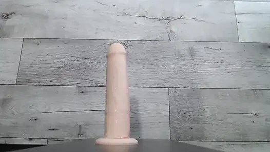 Cumshot with Cancer From Two Dildos