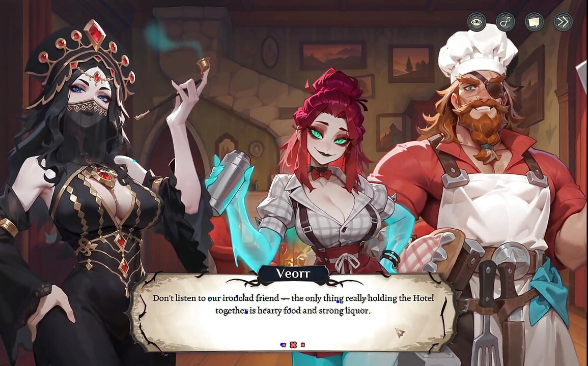 Game bodong bodong hentai di hotel ep.5 ghost bartender lagi menggoda posisi cowgirl!
