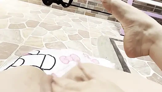 Beautiful Stepsister Likes to Play with Her Clitoris Before Going to College
