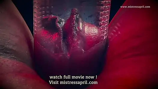 Mistress April's Big Fat Pussy Blow-up