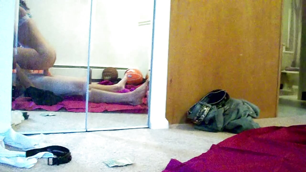 I try so hard to take this huge uncut cock all the way inside me and down my throat, this is also my first ever creampie!