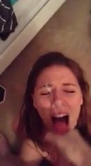 AMATEUR GF CUMMED IN THE FACE