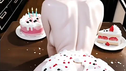 Hentai anime - Moving my ass on my husband's friend's cock