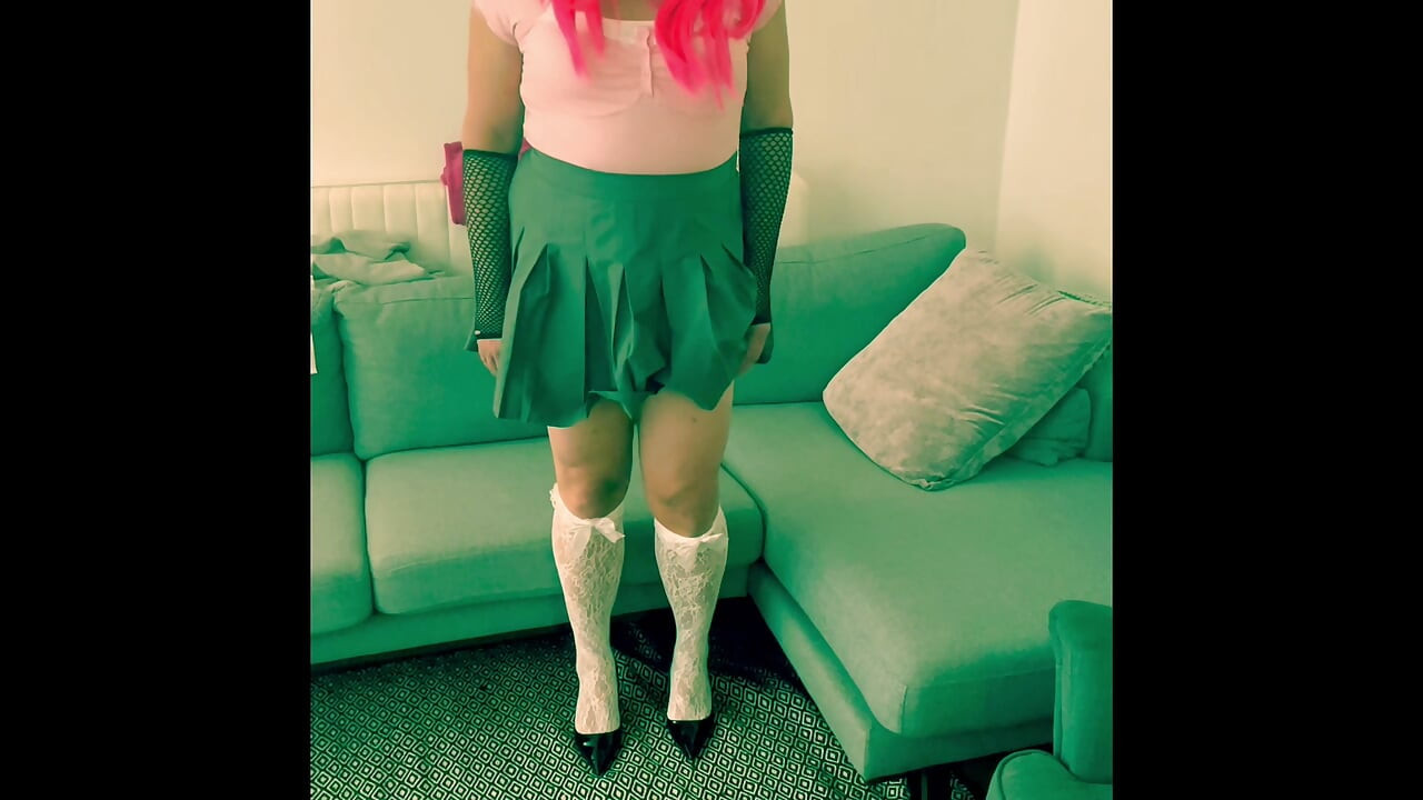 Good sissy cums in her panties