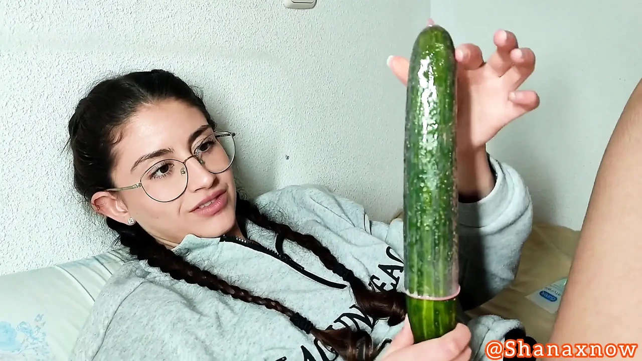 Only Members Cucumber Masturbating