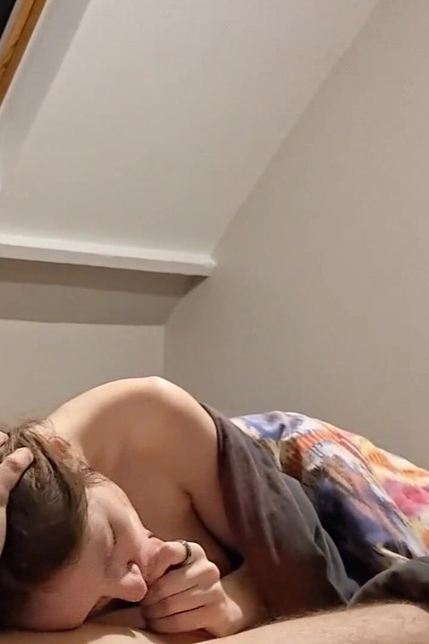 19 Year Old French Girl Sucks a Nice