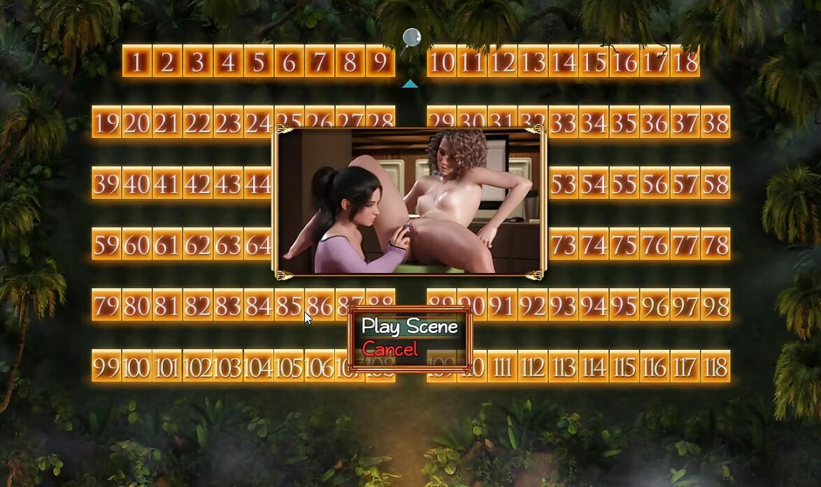Treasure of Nadia - 64,65 - spel - rollspel - lesbisk trekant och bollar sätts in i tonåringfitta