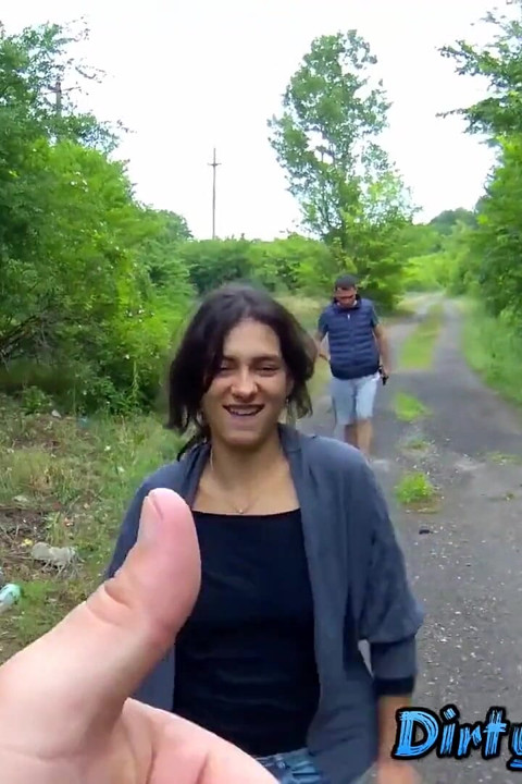 Picking up this brunette for fucking later