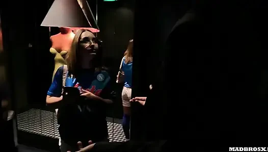 An Italian Fan From Napoli Cheats On Her Boyfriend And Agrees To Get Her Ass Pounded To Apologize !!!