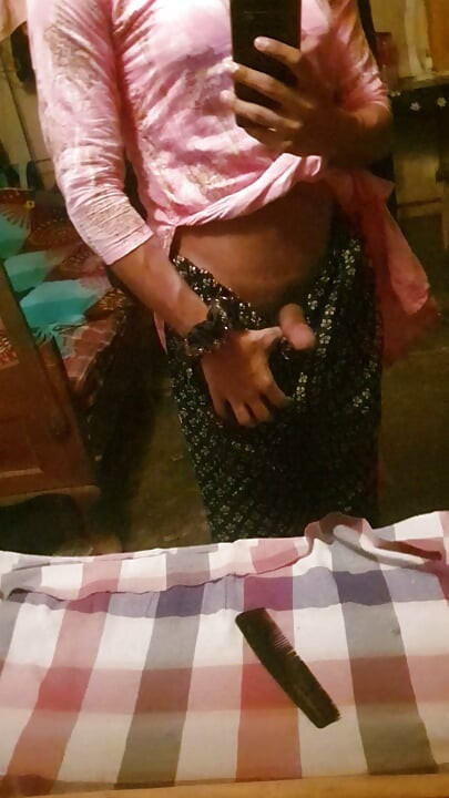Desi, travesti sexy, auto-plaisir