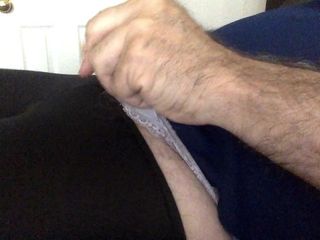 Masturbating wearing my sister-in-law panties